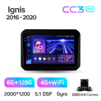 Штатная магнитола Teyes CC3 6+128 Gb Suzuki Ignis 2016-2020 9" 2k
