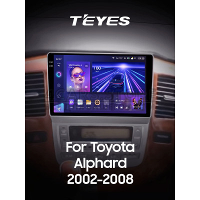 Штатная магнитола Teyes CC3 4+64 Gb Toyota Alphard 1 H10 2002-2005 (F1) 9" 2k