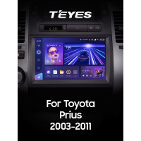 Штатная магнитола Teyes CC3 4+64 Gb Toyota Prius XW20 II 2 2003-2011 (F1) 9" 2k