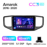 Штатна магнітола Teyes CC3 6+128 Gb Volkswagen Amarok 1 2016-2020 9" 2k (L1)