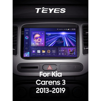 Штатная магнитола Teyes CC3 4+64 Gb Kia Carens RP 3 III 2013-2019 9" 2k