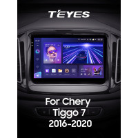 Штатная магнитола Teyes CC3 6+128 Gb Chery Tiggo 7 1 2016-2020 (F1) 9" 2k (L1)