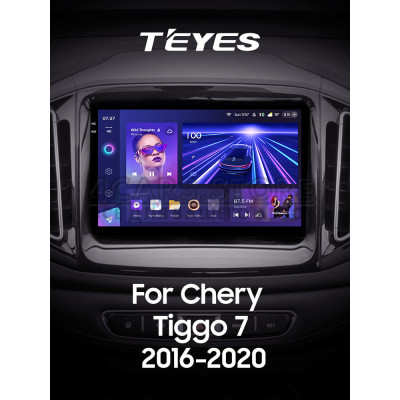 Штатная магнитола Teyes CC3 6+128 Gb Chery Tiggo 7 1 2016-2020 (F1) 9" 2k (L1)