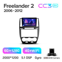 Штатная магнитола Teyes CC3 6+128 Gb Land Rover Freelander 2 2006-2012 9" 2k (L1)