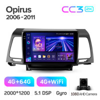 Штатная магнитола Teyes CC3 4+64 Gb Kia Opirus GH 2006-2011 9" 2k