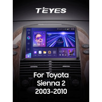 Штатная магнитола Teyes CC3 4+64 Gb Toyota Sienna 2 II XL20 2003-2010 9" 2k