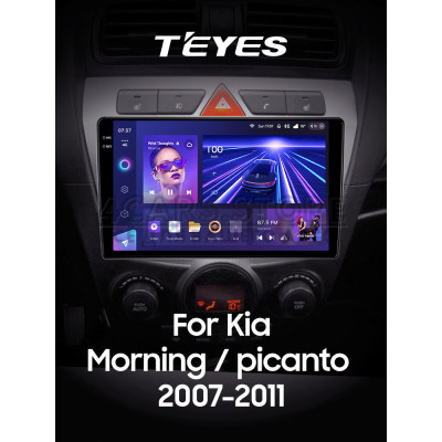 Штатная магнитола Teyes CC3 4+64 Gb Kia Morning picanto 2007-2011 9" 2k