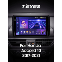 Штатна магнітола Teyes CC3 4+64 Gb Honda Accord 10 CV X 2017 - 2021 (A) 9" 2k
