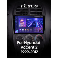 Штатна магнітола Teyes CC3 4+64 Gb Hyundai Accent II 2 LC2 (F1) 1999-2012 9" 2k