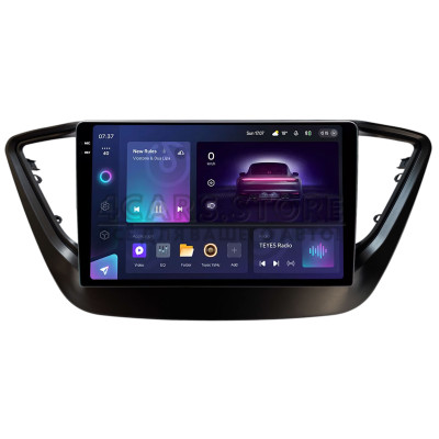 Штатная магнитола Teyes CC3 4+64 Gb Hyundai Solaris 2 VERNA ACCENT 2016-2018 Black 9" 2k