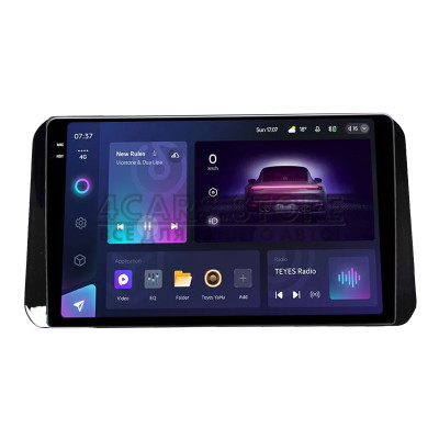 Штатна магнітола Teyes CC3 6+128 Gb Toyota YARIS 2023 UV Black 9" 2k