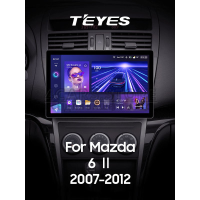 Штатная магнитола Teyes CC3 6+128 Gb Mazda 6 2 GH 2007-2012 11" 2k