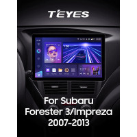 Штатна магнітола Teyes CC3 6+128 Gb Subaru Forester 3 SH 2007-2013 For Subaru Impreza GH GE 2007-2011 11" 2k