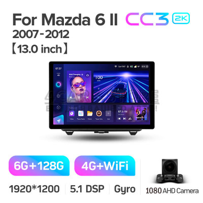 Штатна магнітола Teyes CC3 6+128 Gb Mazda 6 2 GH 2007-2012 13" 2k Штатна магнітола Teyes CC3 6+128 Gb Mazda 6 2 GH 2007-2012 13" 2k