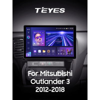 Штатна магнітола Teyes CC3 6+128 Gb Mitsubishi Outlander 3 GF0W GG0W 2012-2018 (A) 13" 2k