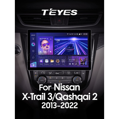 Штатная магнитола Teyes CC3 6+128 Gb Nissan X-Trail X Trail 3 T32 2013-2022- (F2) Automatic air conditioning (AB) 13" 2k