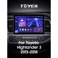 Штатная магнитола Teyes CC3 6+128 Gb Toyota Highlander 3 XU50 2013-2018 13" 2k (L1)