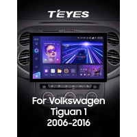 Штатна магнітола Teyes CC3 6+128 Gb Volkswagen Tiguan 1 NF 2006-2017 (F1) (24mm) 13" 2k