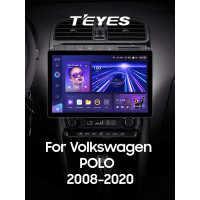 Штатна магнітола Teyes CC3 6+128 Gb Volkswagen POLO 5 (F1) 2008-2020 13" 2k