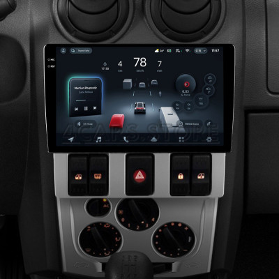 Штатна магнітола Teyes CC4 Pro 12+256 Gb Renault Logan 1 2004-2009 9" 2k