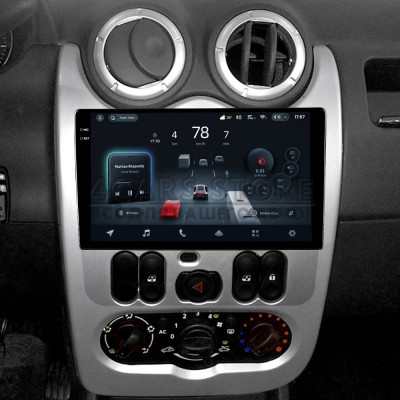 Штатная магнитола Teyes CC4 Pro 12+256 Gb Renault Logan 1 Sandero For Dacia Duster 2009-2017 9" 2k