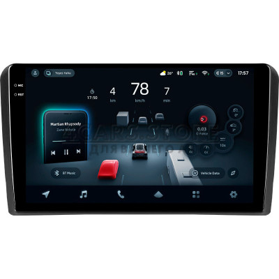 Штатна магнітола Teyes CC4 Pro 8+128 Gb Audi A3 2 8P 2003-2013 S3 2 2006-2012 RS3 1 2011-2012 9" 2k
