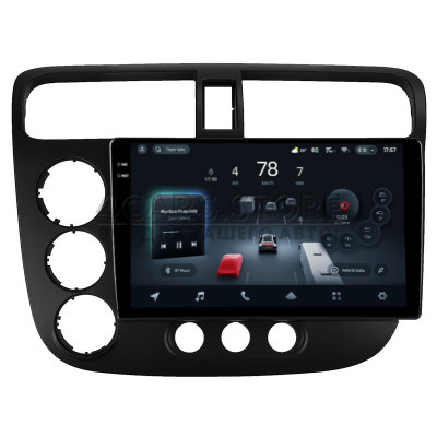 Штатна магнітола Teyes CC4 Pro 8+128 Gb Honda Civic 7 2000-2006 9" 2k