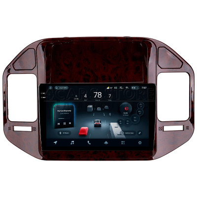 Штатна магнітола Teyes CC4 Pro 8+128 Gb Mitsubishi Pajero 3 V70 V60 1999-2006 (brown) 9" 2k