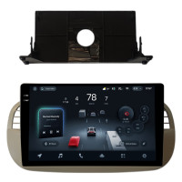 Штатная магнитола Teyes CC4 Pro 12+256 Gb Fiat 500 2007-2015 Beige 9" 2k