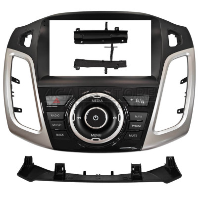 Штатная магнитола Teyes CC4 Pro 8+128 Gb Ford Focus 3 2012-2019 A-MOD Silver 9" 2k