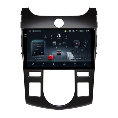 Штатная магнитола Teyes CC4 Pro 12+256 Gb Kia Cerato 2 TD 2008-2013 (F2) Black 9" 2k