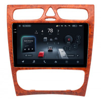 Штатная магнитола Teyes CC4 Pro 12+256 Gb Mercedes Benz C Class S203 CL203 W203 2000-2004 wooden 9" 2k (L1)