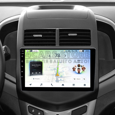 Штатна магнітола Teyes CC4L 6+64 Gb Chevrolet Aveo 2 2011-2015 9"