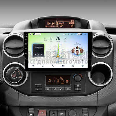 Штатна магнітола Teyes CC4L 6+64 Gb Citroen Berlingo 2 B9 2008-2019 9"