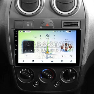 Штатная магнитола Teyes CC4L 6+64 Gb Ford Fiesta Mk VI 5 Mk5 2002 - 2008 9"