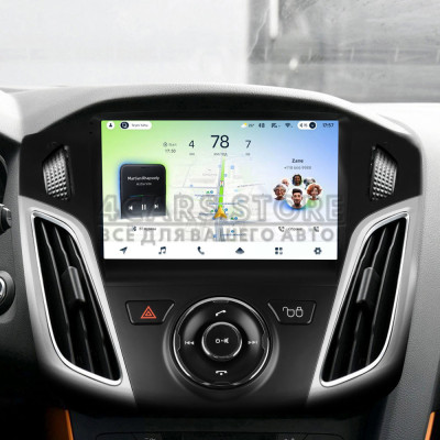 Штатна магнітола Teyes CC4L 6+64 Gb Ford Focus 3 Mk 3 2011-2019 9" (L1)
