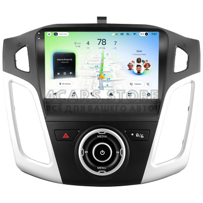 Штатная магнитола Teyes CC4L 6+64 Gb Ford Focus 3 Mk 3 2011-2019 9" (L1)