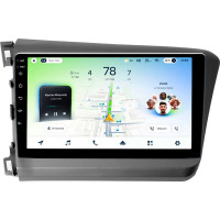 Штатна магнітола Teyes CC4L 6+64 Gb Honda Civic 9 FB FK FD 2011-2015 9"