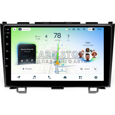 Штатна магнітола Teyes CC4L 6+64 Gb Honda CR-V CR-V 3 RE 2006-2012 9"