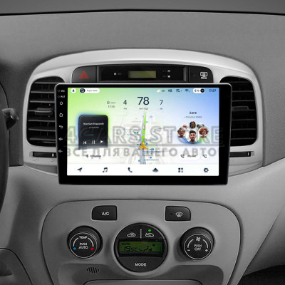 Штатная магнитола Teyes CC4L 6+64 Gb Hyundai Accent 3 2006-2011 9"