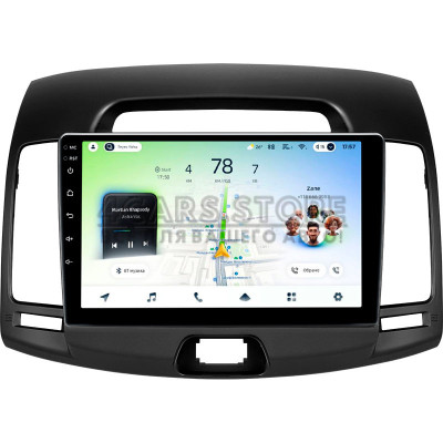 Штатна магнітола Teyes CC4L 6+64 Gb Hyundai Elantra 4 HD 2006-2012 9"
