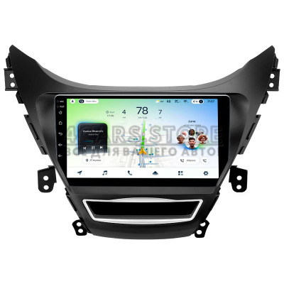 Штатна магнітола Teyes CC4L 6+64 Gb Hyundai Elantra 5 JK GD MD UD 2010-2016 (F1) 9"