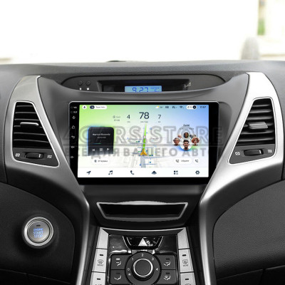 Штатная магнитола Teyes CC4L 6+64 Gb Hyundai Elantra 5 JK GD MD UD 2010-2016 (F2) 9"