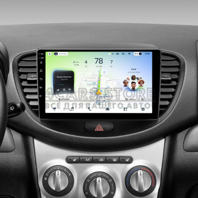 Штатна магнітола Teyes CC4L 6+64 Gb Hyundai i10 2007-2013 9"