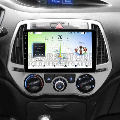 Штатна магнітола Teyes CC4L 6+64 Gb Hyundai i20 2 2012-2014 9"