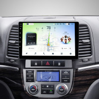 Штатна магнітола Teyes CC4L 6+64 Gb Hyundai Santa Fe 2 2006-2012 9"