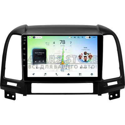 Штатна магнітола Teyes CC4L 6+64 Gb Hyundai Santa Fe 2 2006-2012 9"