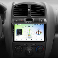 Штатна магнітола Teyes CC4L 6+64 Gb Hyundai Santa Fe SM 2000-2012 For JAC S1 (Rein) 1 2007-2013 9"