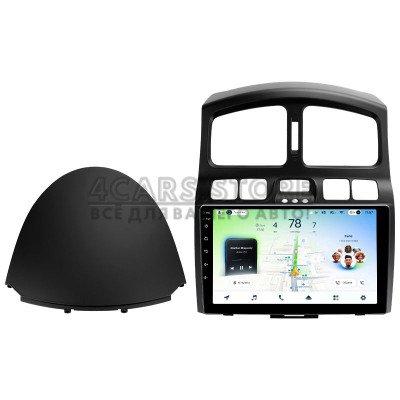 Штатна магнітола Teyes CC4L 6+64 Gb Hyundai Santa Fe SM 2000-2012 For JAC S1 (Rein) 1 2007-2013 9"