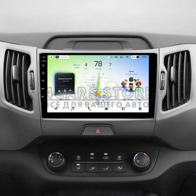 Штатная магнитола Teyes CC4L 6+64 Gb Kia Sportage 3 SL 2010-2016 (B) 9"